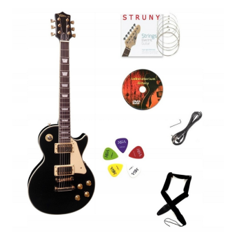 Gitara elektryczna Vision Les Paul Black